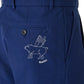 Blue Classic Cotton Pants