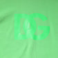 Green Cotton DG Logo Print Hooded Sweater