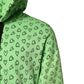 Green Cotton Logo Heart Print Hooded Sweater