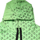 Green Cotton Logo Heart Print Hooded Sweater
