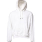 White Embossed Logo Hooded Sweatshirt Sweater