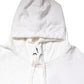 White Embossed Logo Hooded Sweatshirt Sweater
