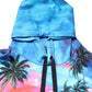 Multicolor Print Hooded Sweatshirt Sweater