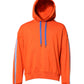 Orange Cotton Hooded Men Sweatshirt Sweater