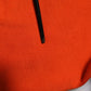 Orange Cotton Hooded Men Sweatshirt Sweater