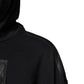 Black Cotton Hooded Sweatshirt Sweater