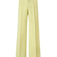 Lime Yellow Polyester Pants