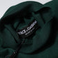 Green Cashmere Knitted Men Pullover Sweater