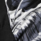 Black Printed Knitted Men Pullover Sweater