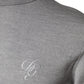 Gray Wool Knitted Men Pullover Sweater