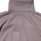 Brown Cashmere Knitted Men Pullover Sweater