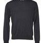 Gray Wool Logo Knitted Men Pullover Sweater