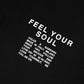 Black Cotton Logo Knitted Pullover Sweater