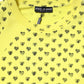 Yellow Heart Crew Neck Men Pullover Sweater