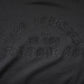 Black Embroidered Crew Neck Pullover Sweater