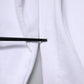 White Logo Cotton Crew Neck Pullover Sweater