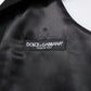 Black Wool Waistcoat Dress Formal Vest