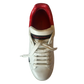 White Red Logo Portofino Sneakers Shoes