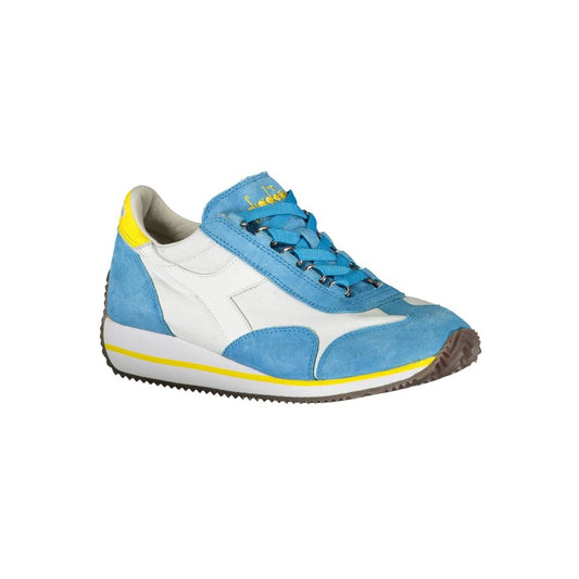 Light Blue Leather Women Sneaker
