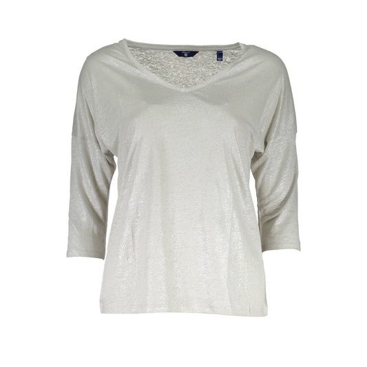Gray Linen Women Sweater
