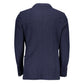 Blue Wool Men Jacket
