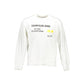White Cotton Unisex Sweatshirt