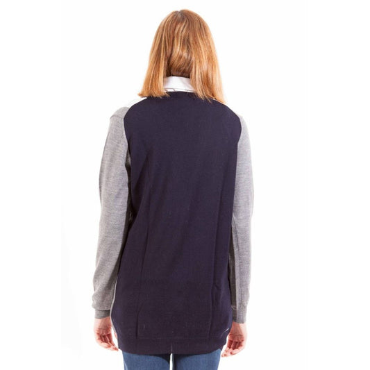 Gray Wool Women Cardigan
