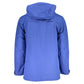 Blue Cotton Men Jacket