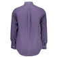 Blue Cotton Men Shirt