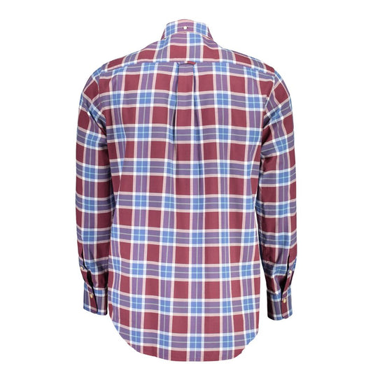 Purple Cotton Men Shirt