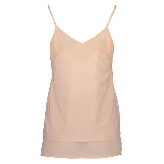 Pink Polyester Tops & T-Shirt