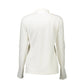 White Cotton Women Polo Shirt