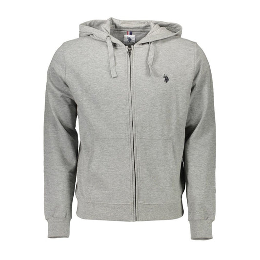 Gray Cotton Men Sweater