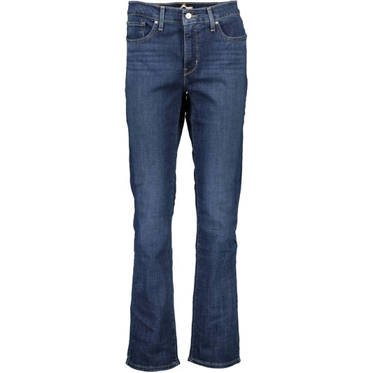 Blue Cotton Women Jean