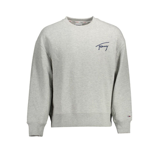 Gray Cotton Men Sweater
