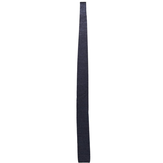 Blue Wool Men Tie