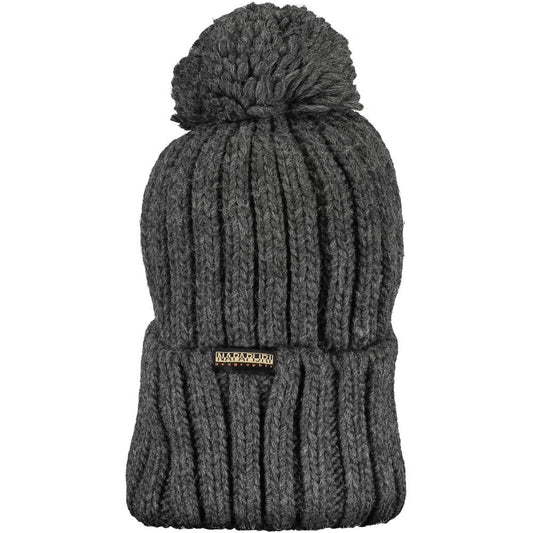 Gray Acrylic Men Cap