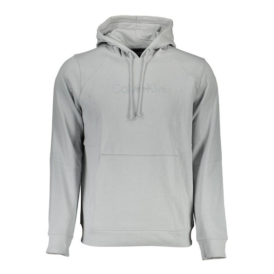 Gray Cotton Men Sweater