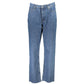 Blue Cotton Women Jeans