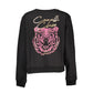 Black Cotton Women Sweater