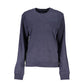 Blue Cotton Women Sweater