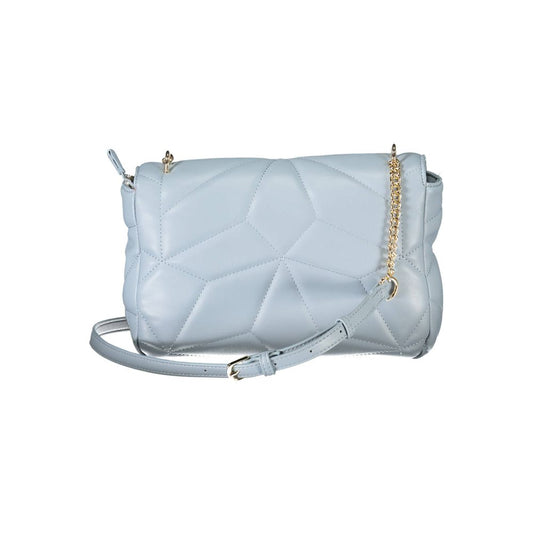 Light Blue Polyethylene Women Handbag