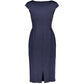 Blue Elastane Dress