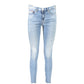 Light Blue Cotton Women Jeans