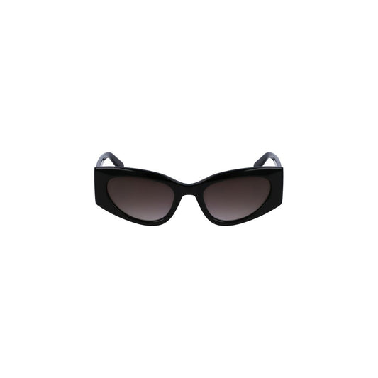 Black Haircalf Women Sunglass