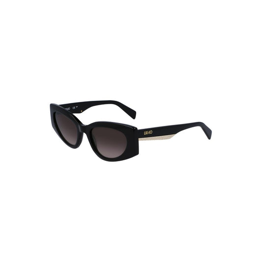 Black Haircalf Women Sunglass