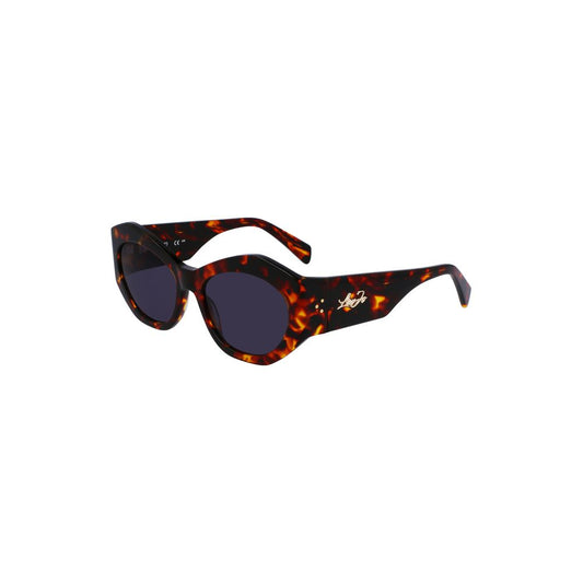 Brown Haircalf Women Sunglass