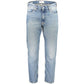 Light Blue Cotton Men Jeans