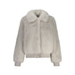 Gray Polyester Jackets & Coat