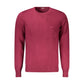 Red Viscose Men Sweater